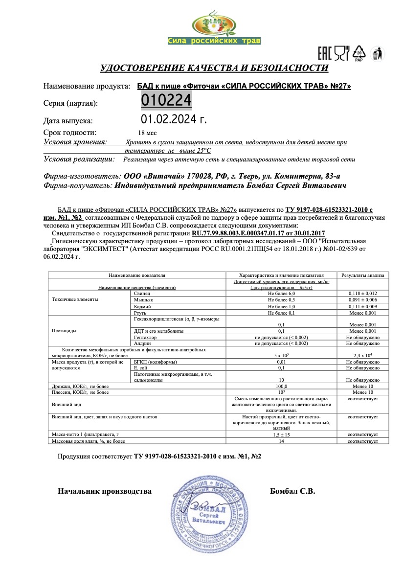 Паспорт №022024